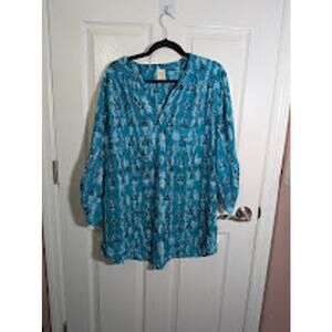 Faded glory boho blouse 3x